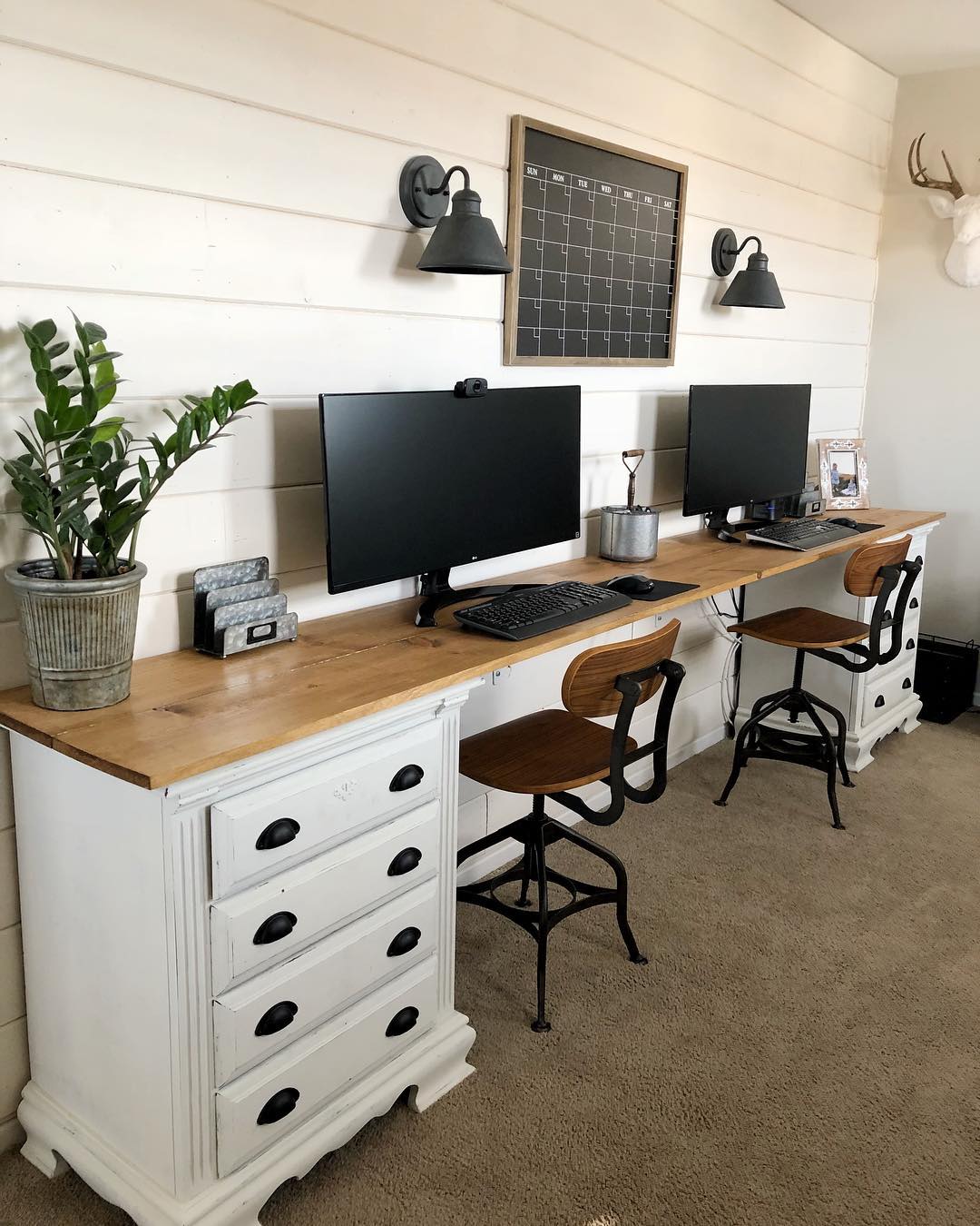 Two-Person Home Office Layout