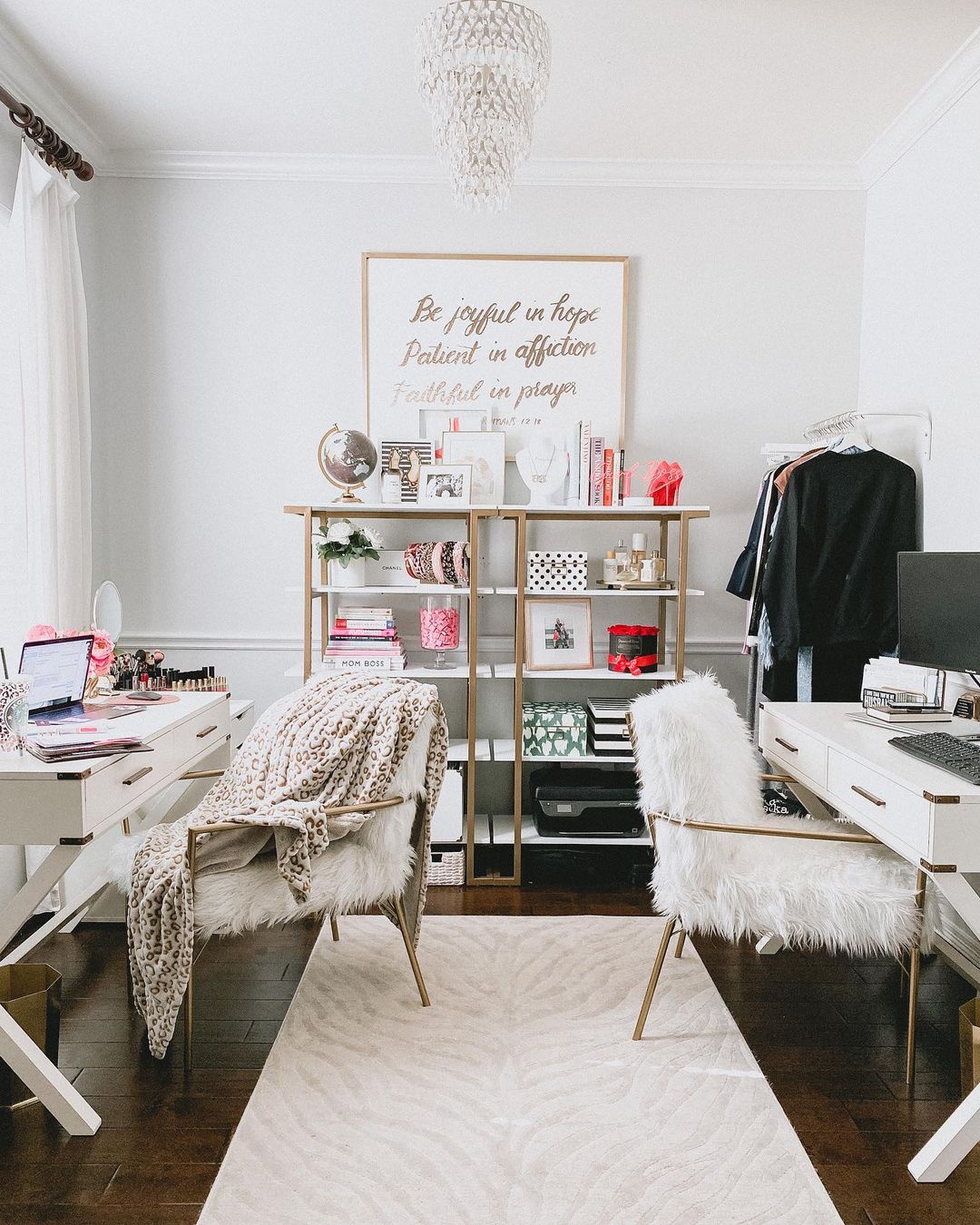 45+ Real Shared Home Office Setups (Both Smart and Stylish)