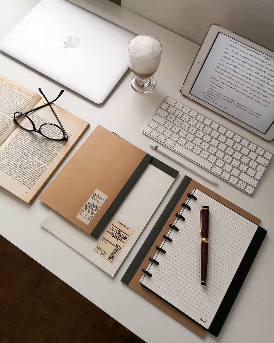 Liv's study setup's colour palette reflects her personality