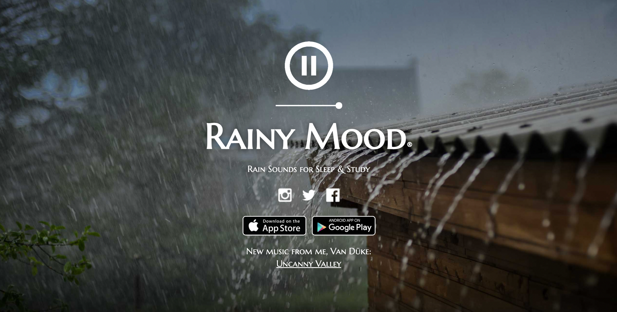 Rainy Mood website