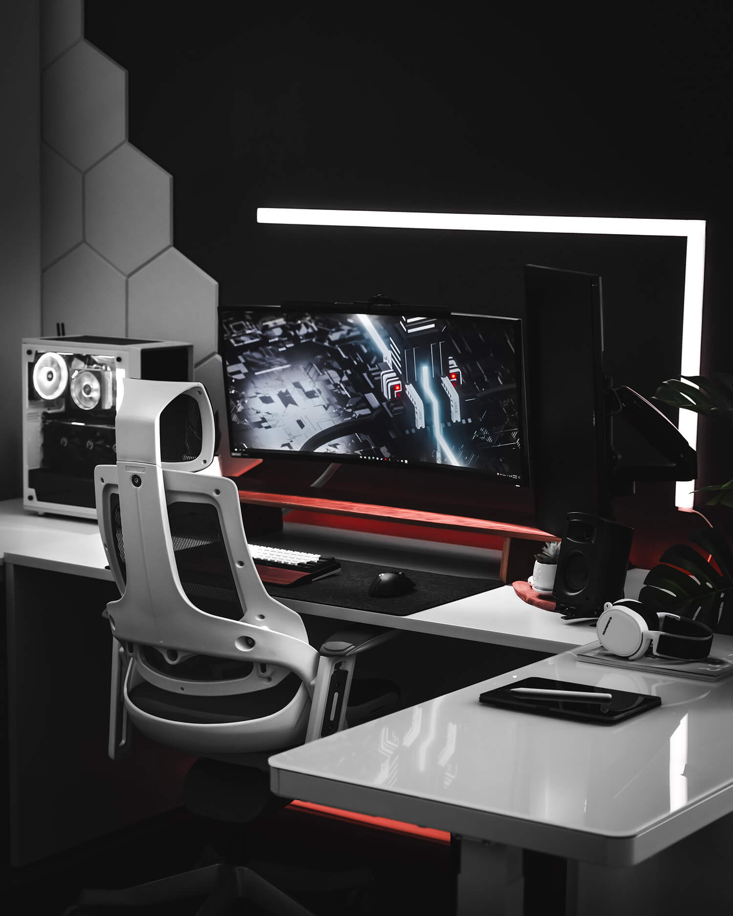 Futuristic Gaming Setup