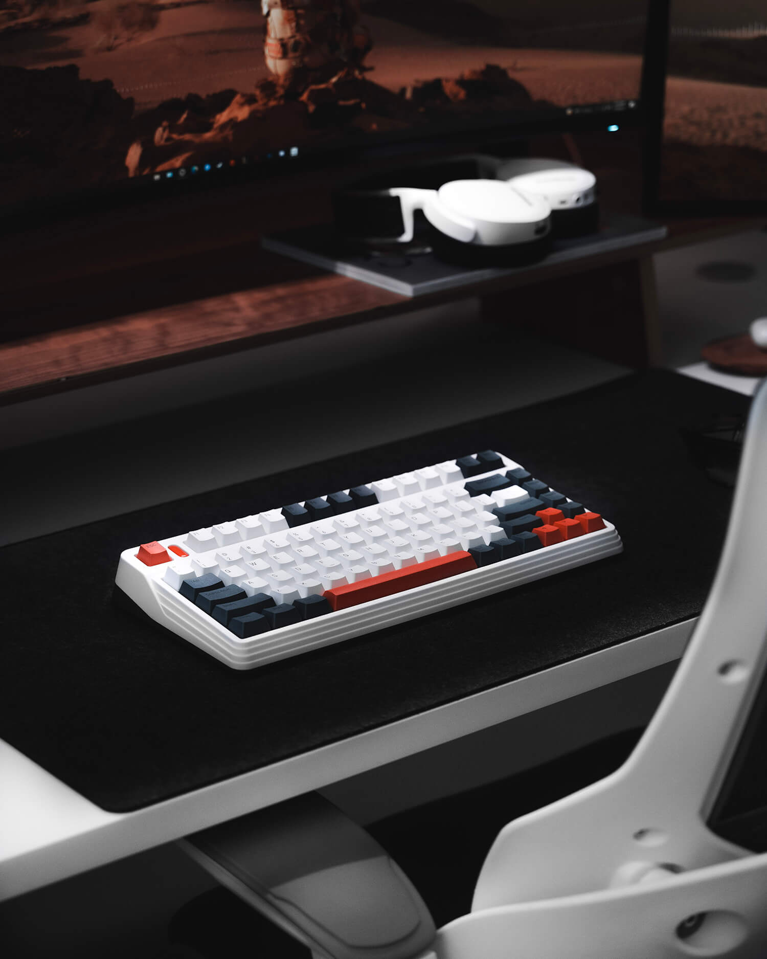 Ducky One 2 Mini white mechanical keyboard