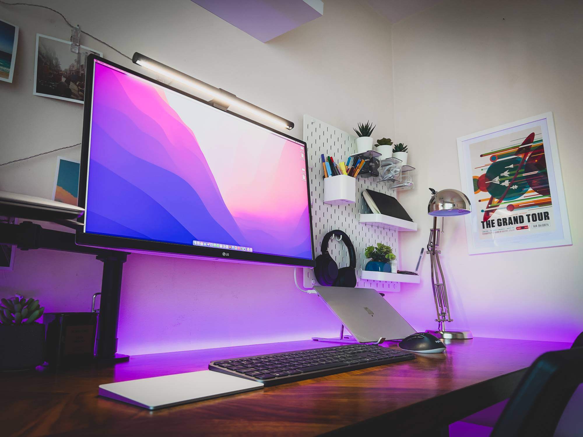 A productive workspace with an IKEA Barkaboda kitchen countertop