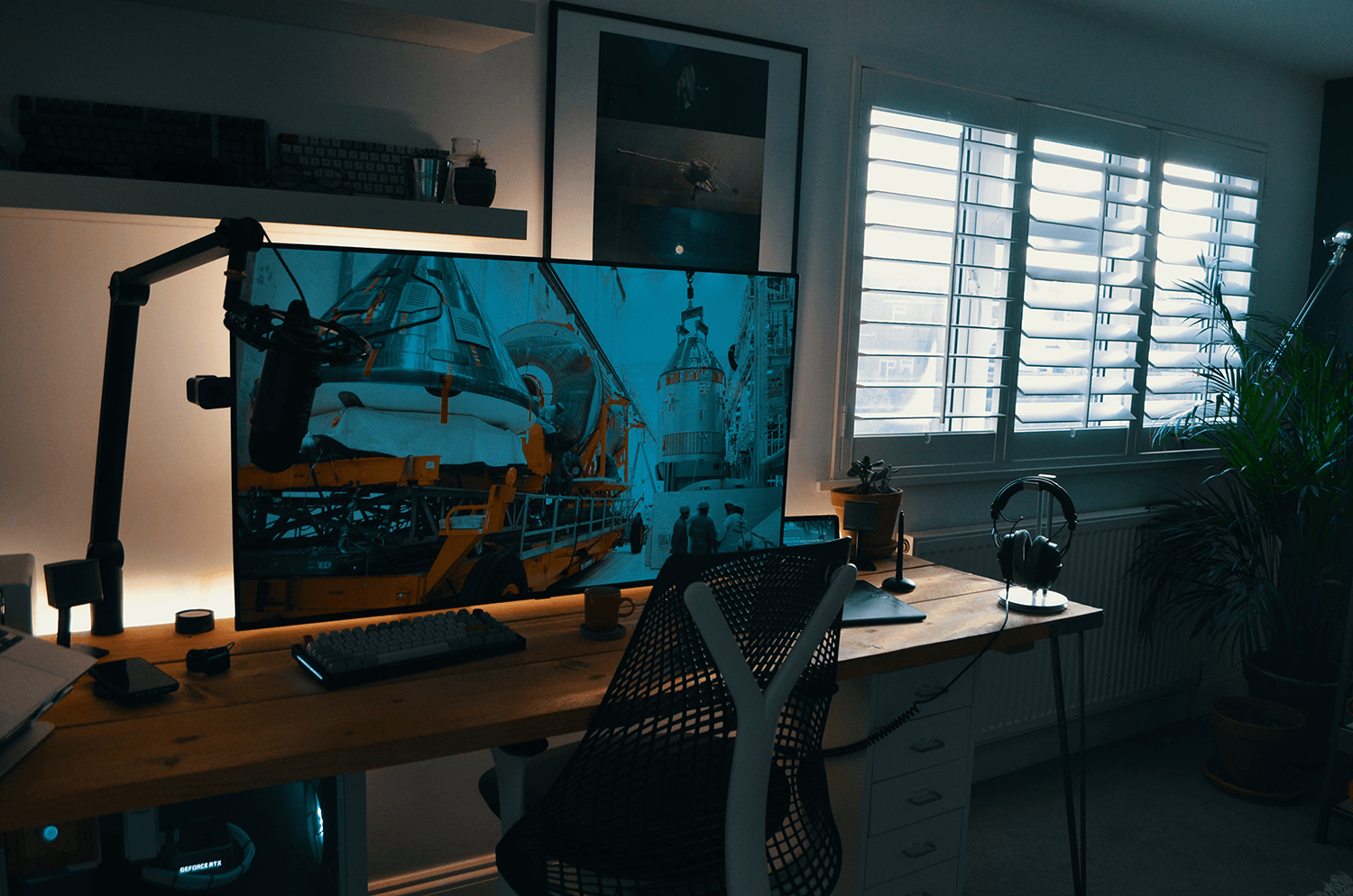 James’ 3D artist desk setup in Brighton & Hove, UK
