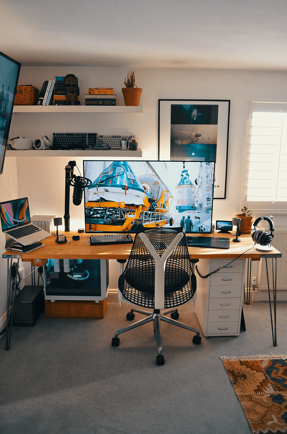 Home Office Dual Monitor Setup : r/desksetup