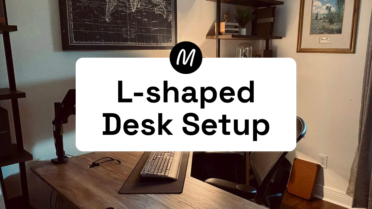 L-Shaped Desk Setup
