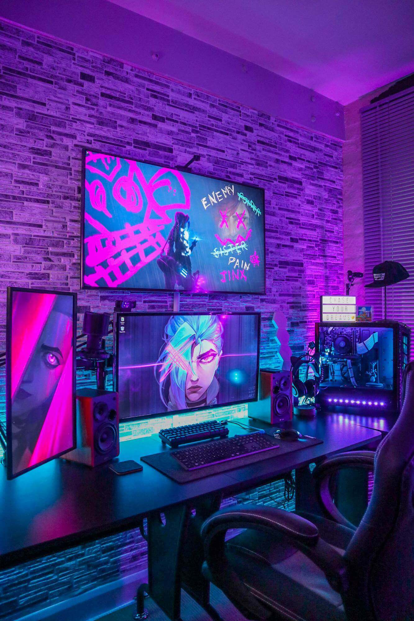 Whole PC Gaming Setup-Complete Setup for Gamers/Streamers
