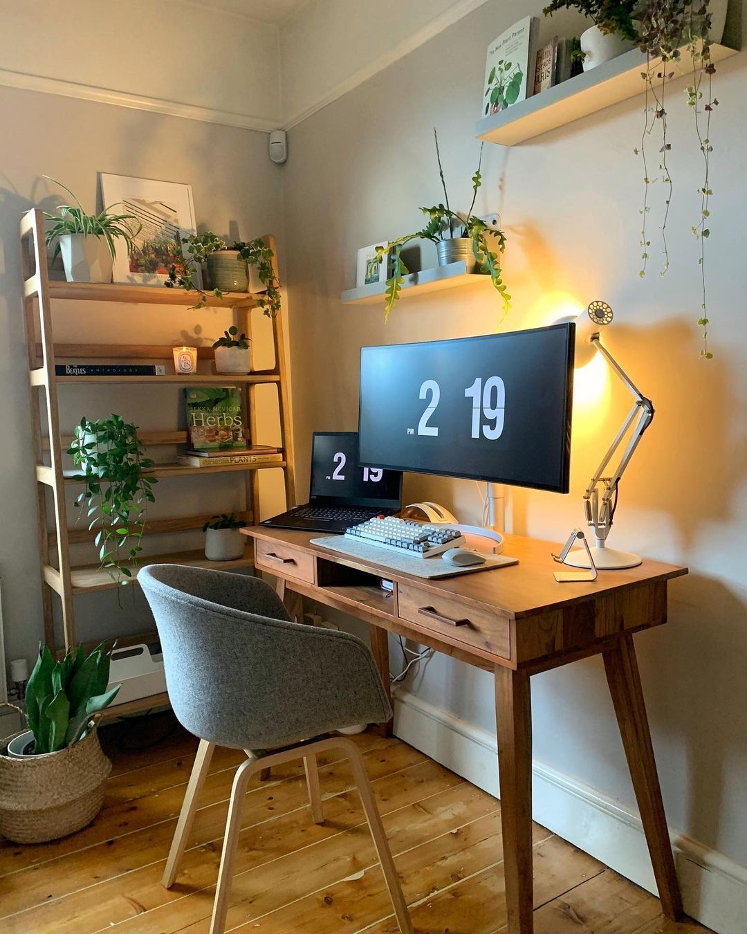 Family Home Office Setup in an Edwardian Townhouse in Surrey, UK