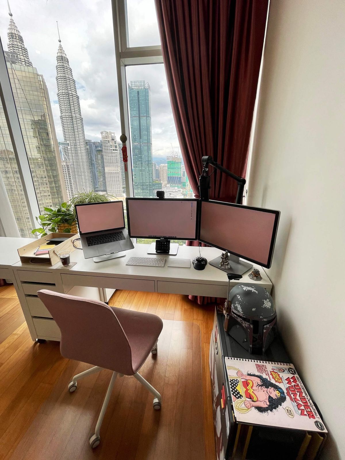 Matt’s Panoramic Home Office in Kuala Lumpur, Malaysia