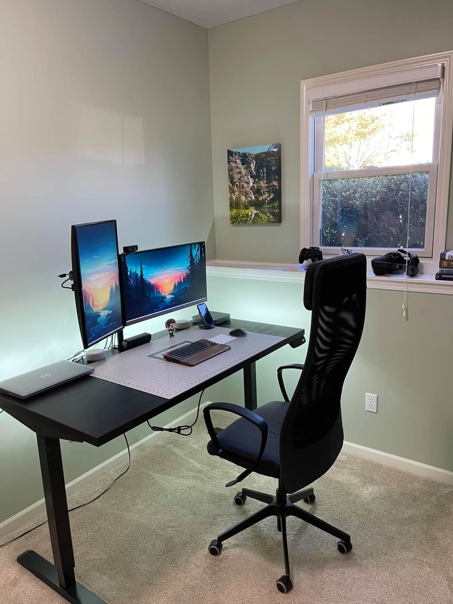 VIVO electric standing desk and an IKEA tabletop