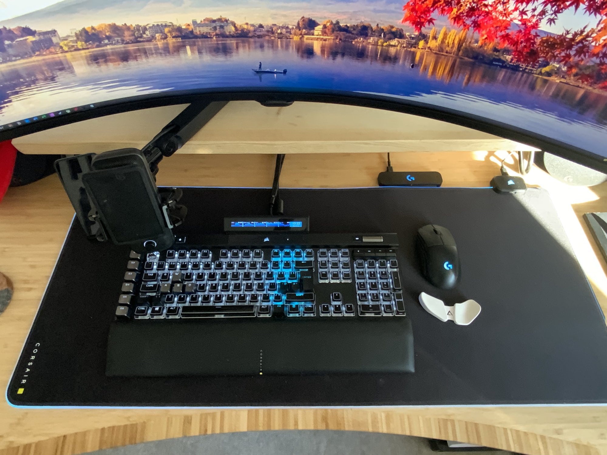 The Corsair K100 keyboard