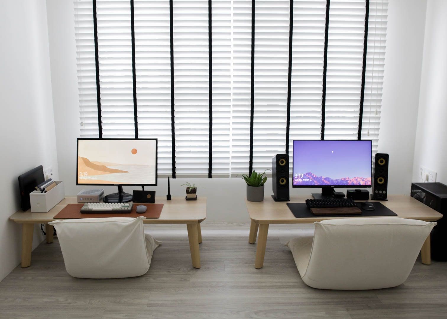 HL’s Floor Chair & Desk Setup in Singapore