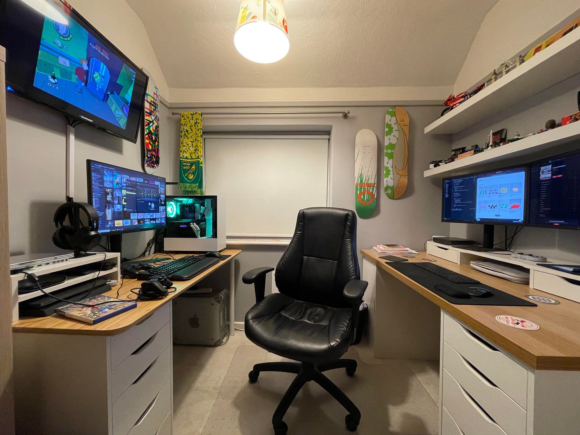 IKEA ALEX two-desk setup