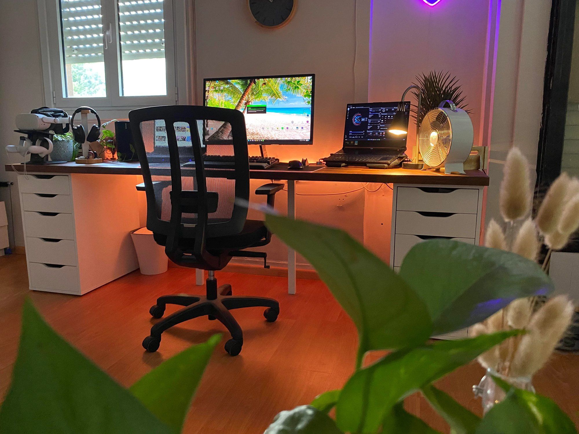 Linnmon alex clearance double desk