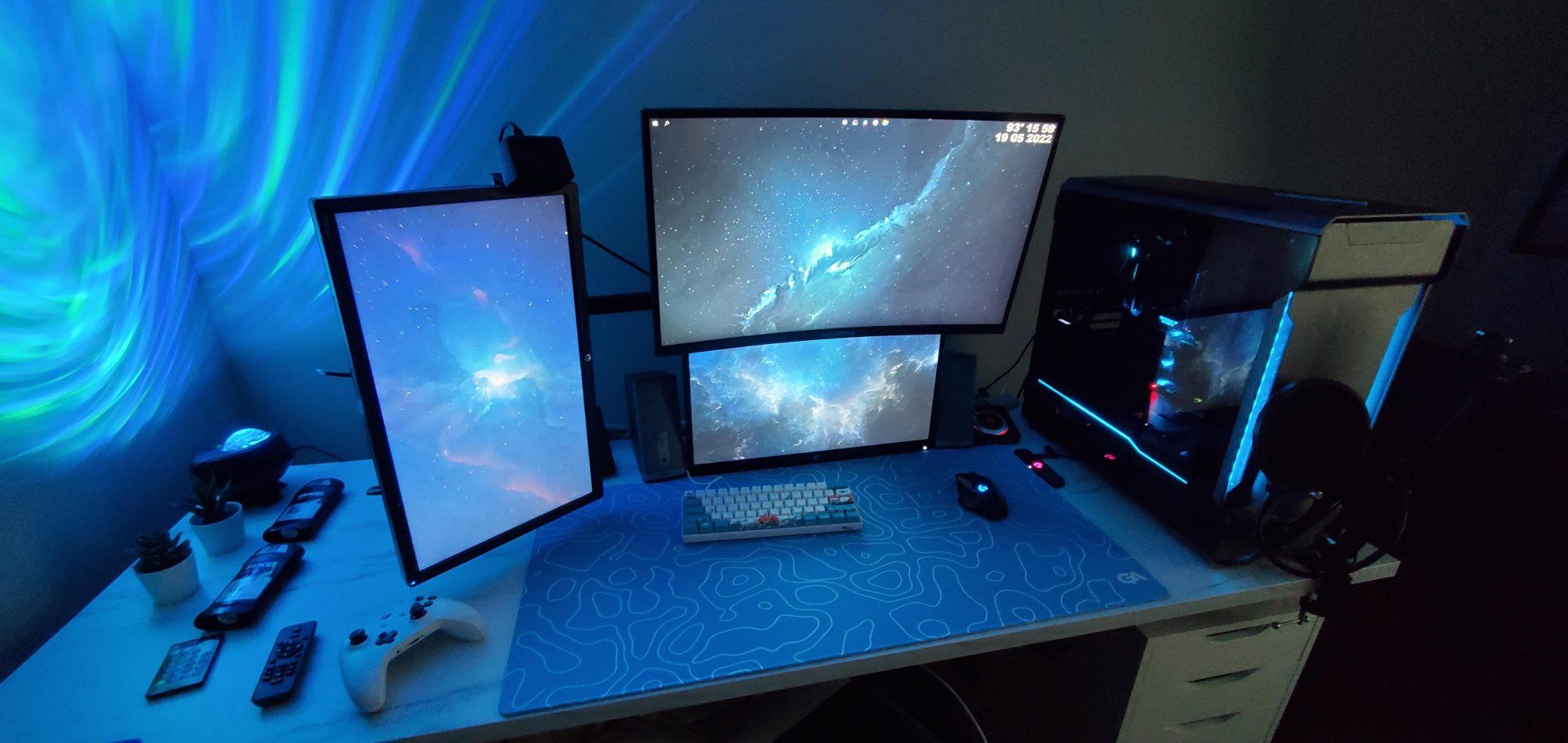 IKEA ALEX and EKBACKEN budget desk setup