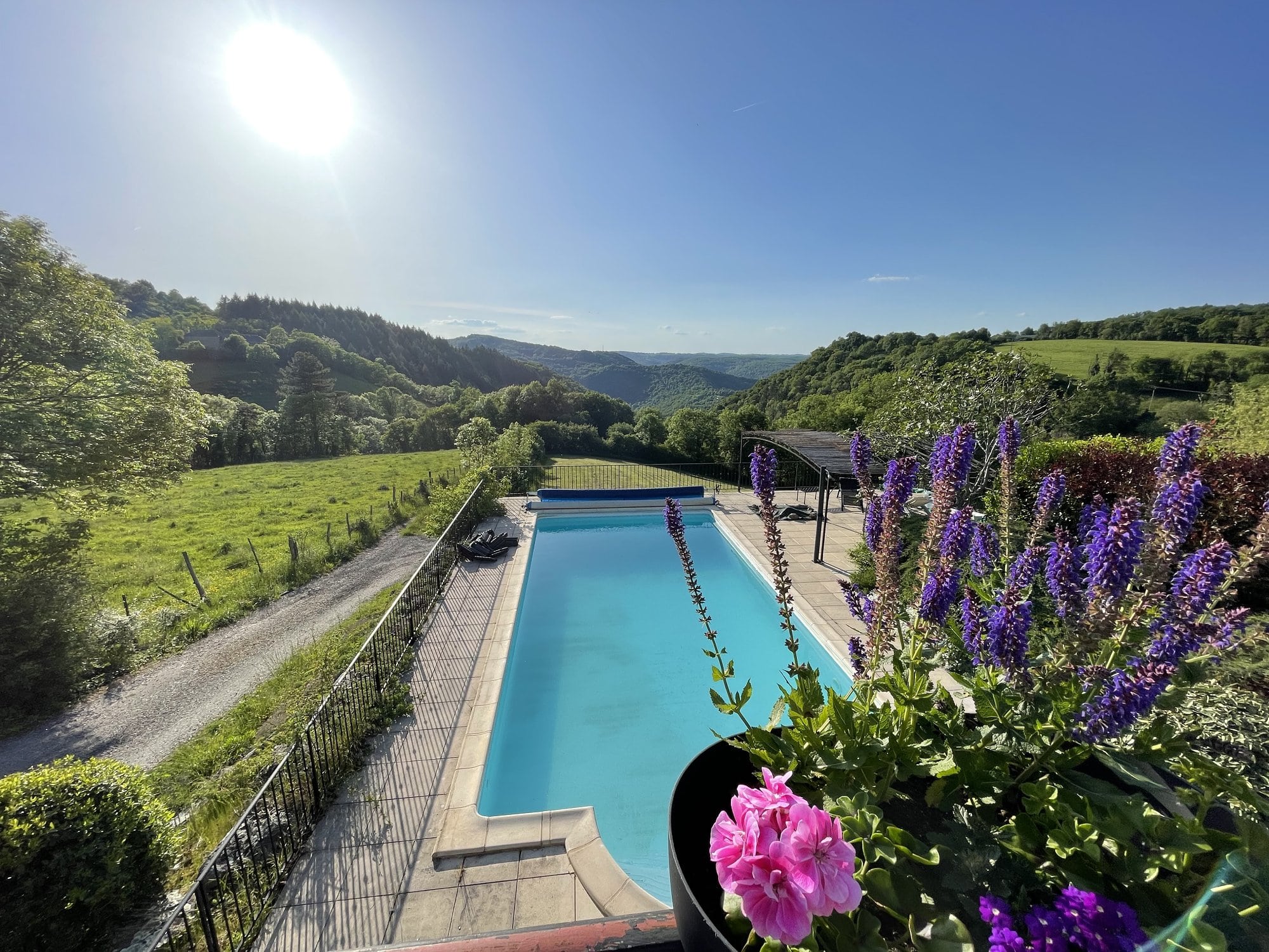 A view from Tim’s house in France