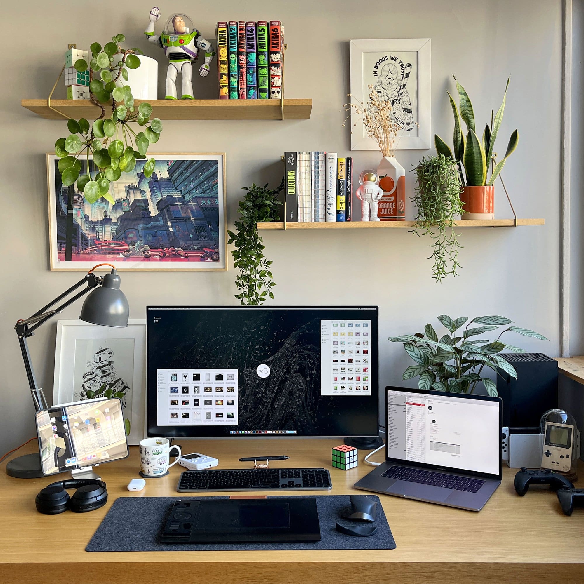 Graphic Designer Working From Home