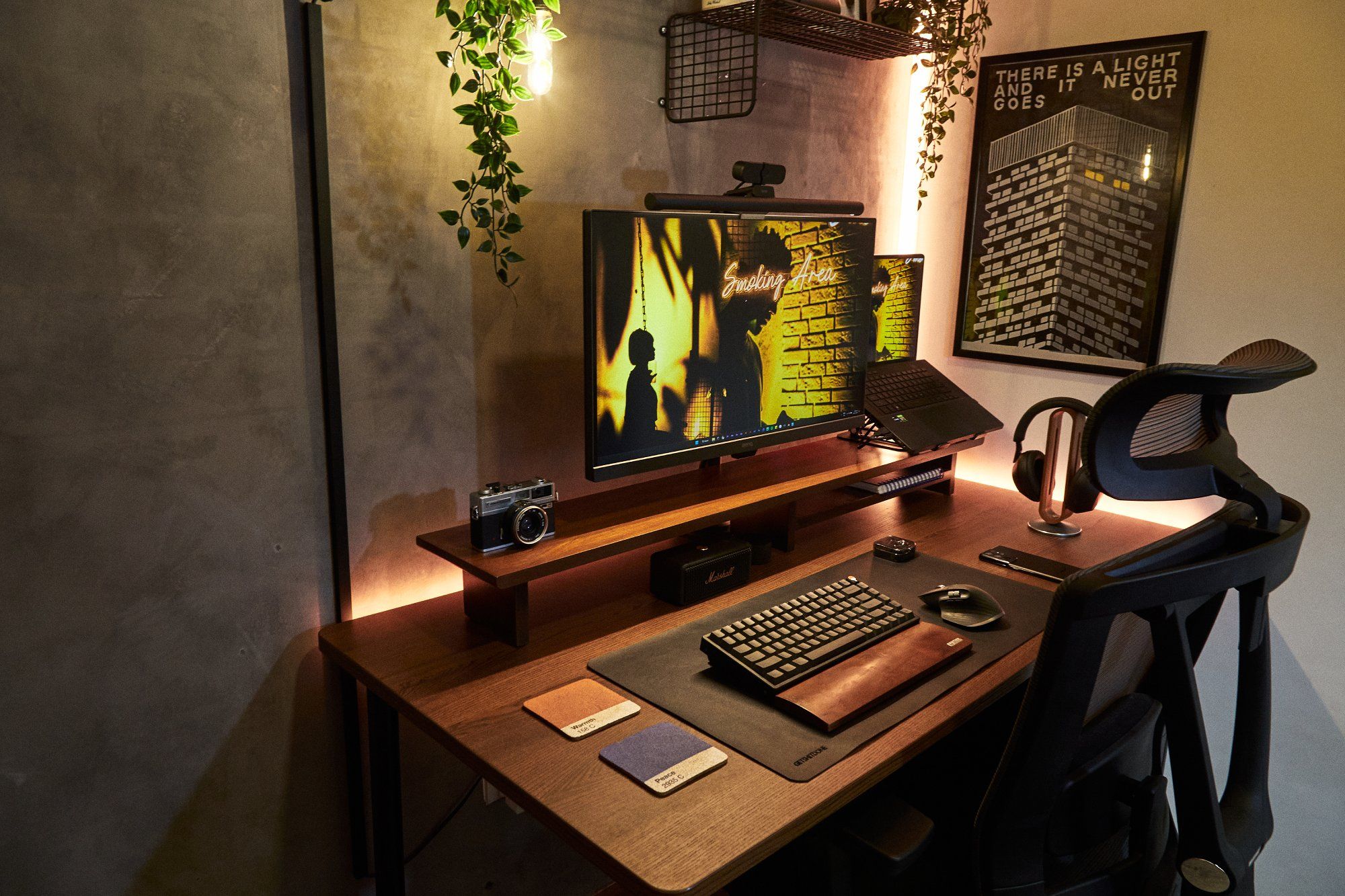 Dark, Yet Cosy Industrial Workspace in Rizal, Philippines