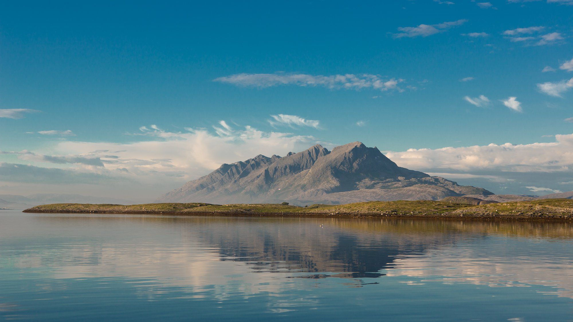 The Helgeland coastline in Norway