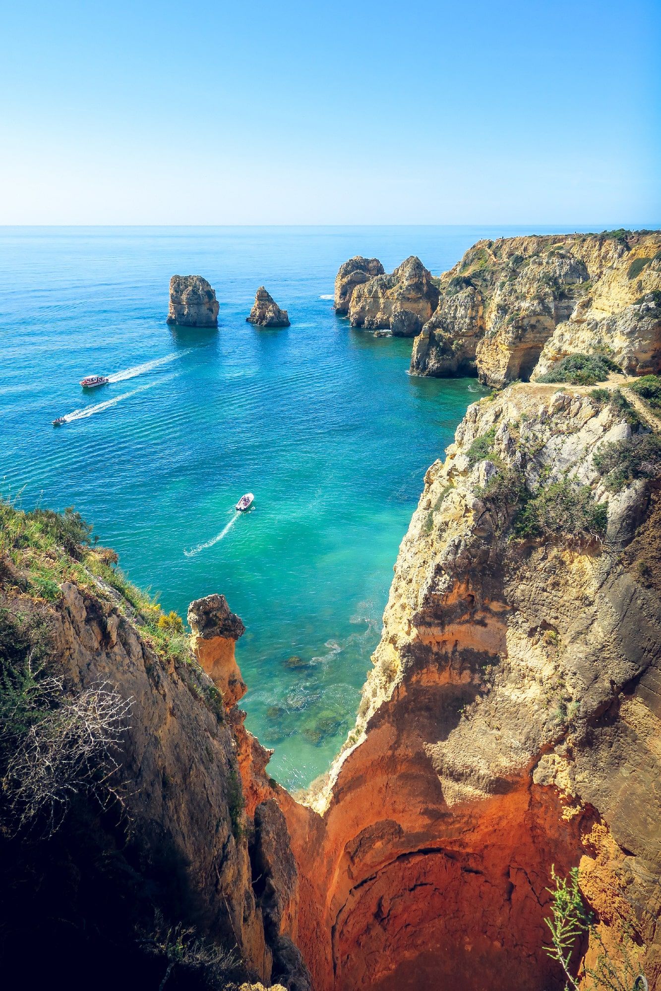 The Algarve, Portugal’s southernmost region known for its Atlantic beaches