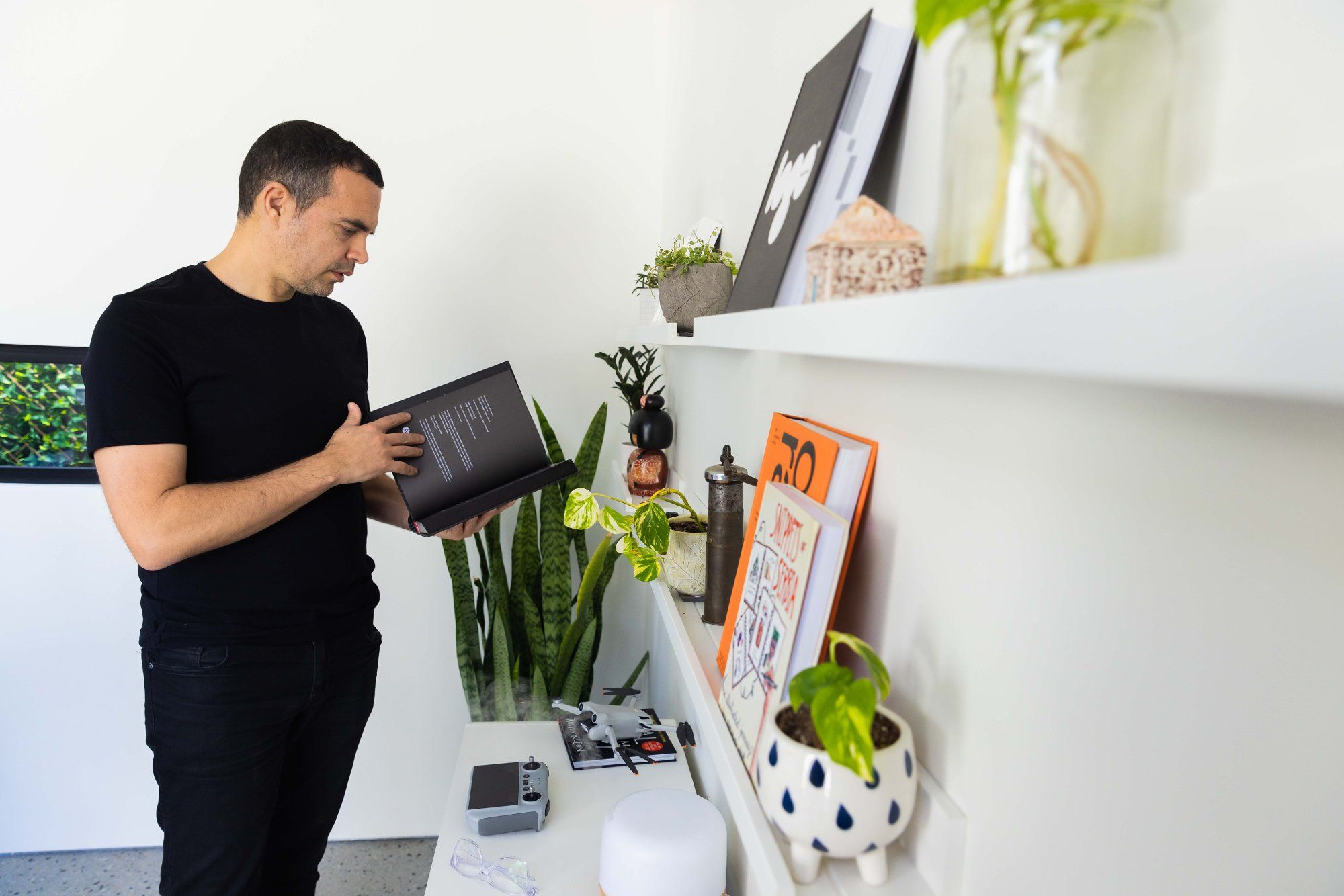 Petar Ceklic in his home office