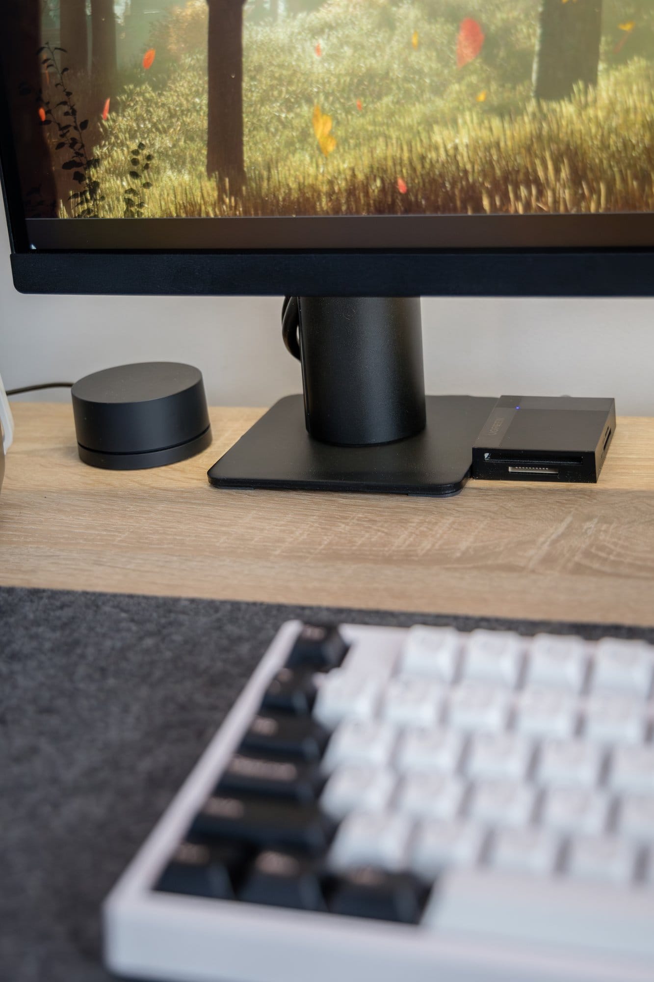 Photographer Desk Setup with a Custom PC in Wroclaw, Poland