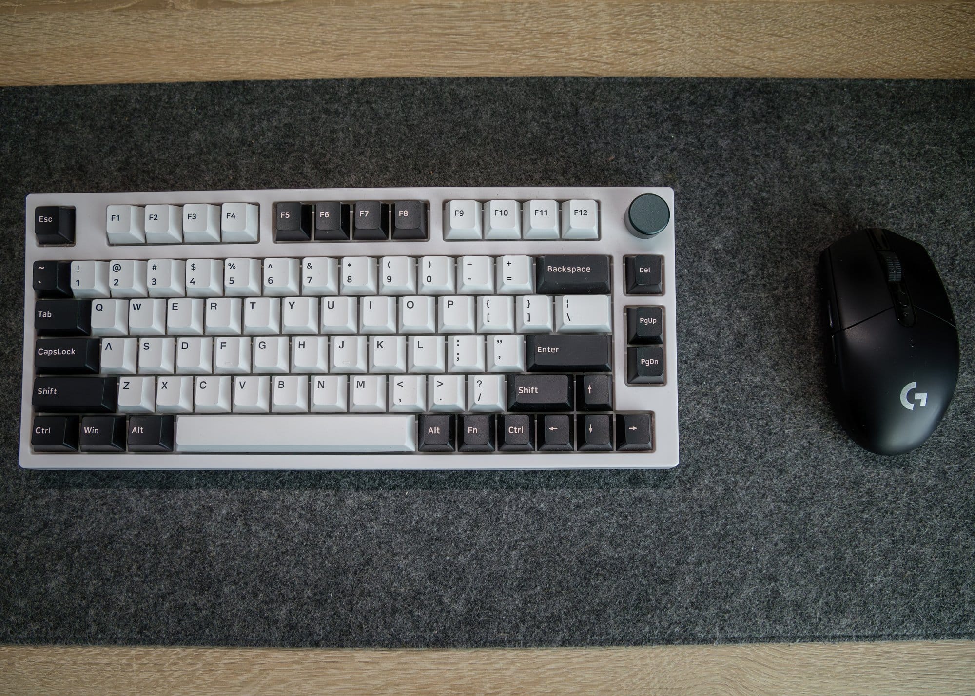 Photographer Desk Setup with a Custom PC in Wroclaw, Poland