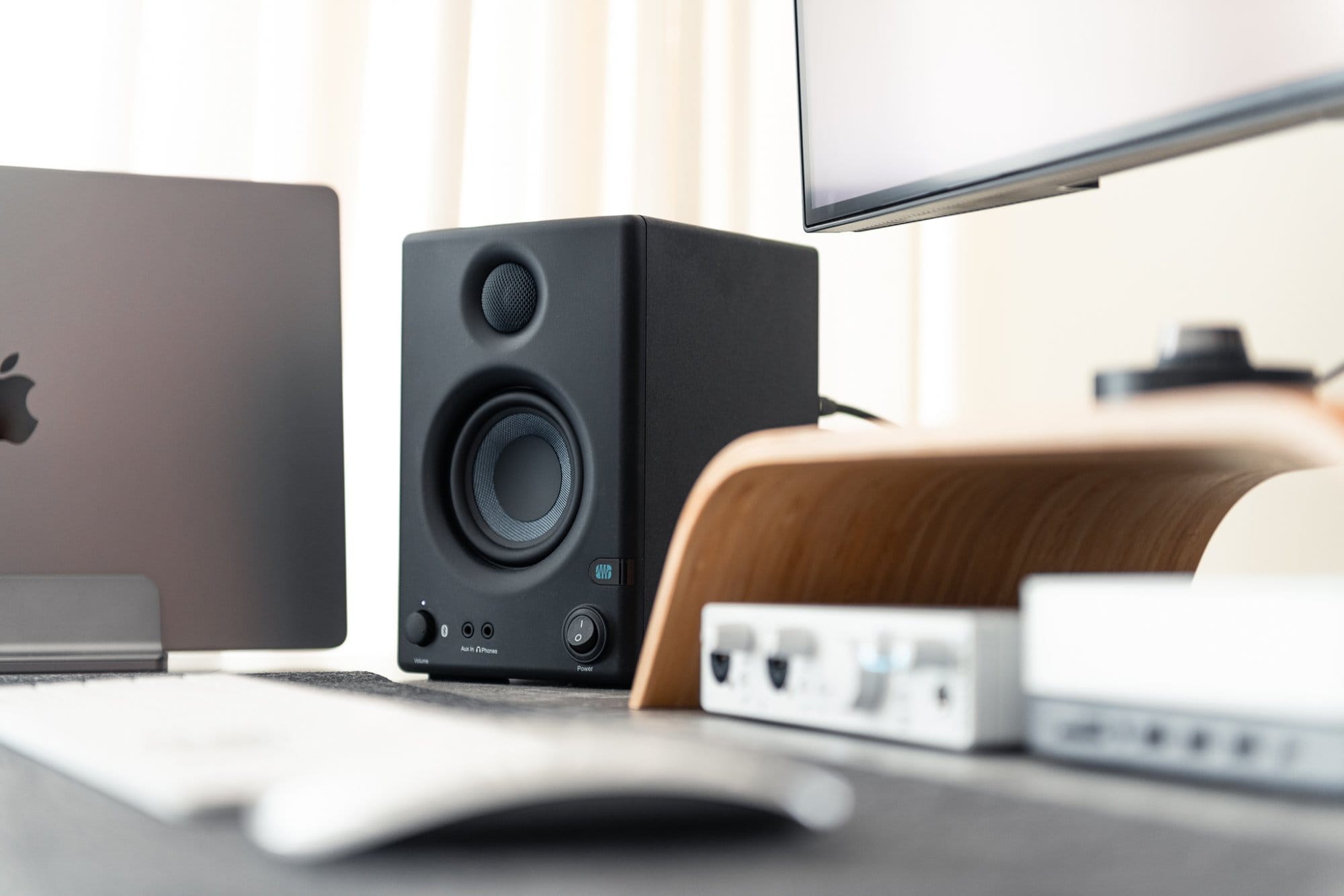 Minimal Bedroom Desk Setup of a Content Creator in Dubai