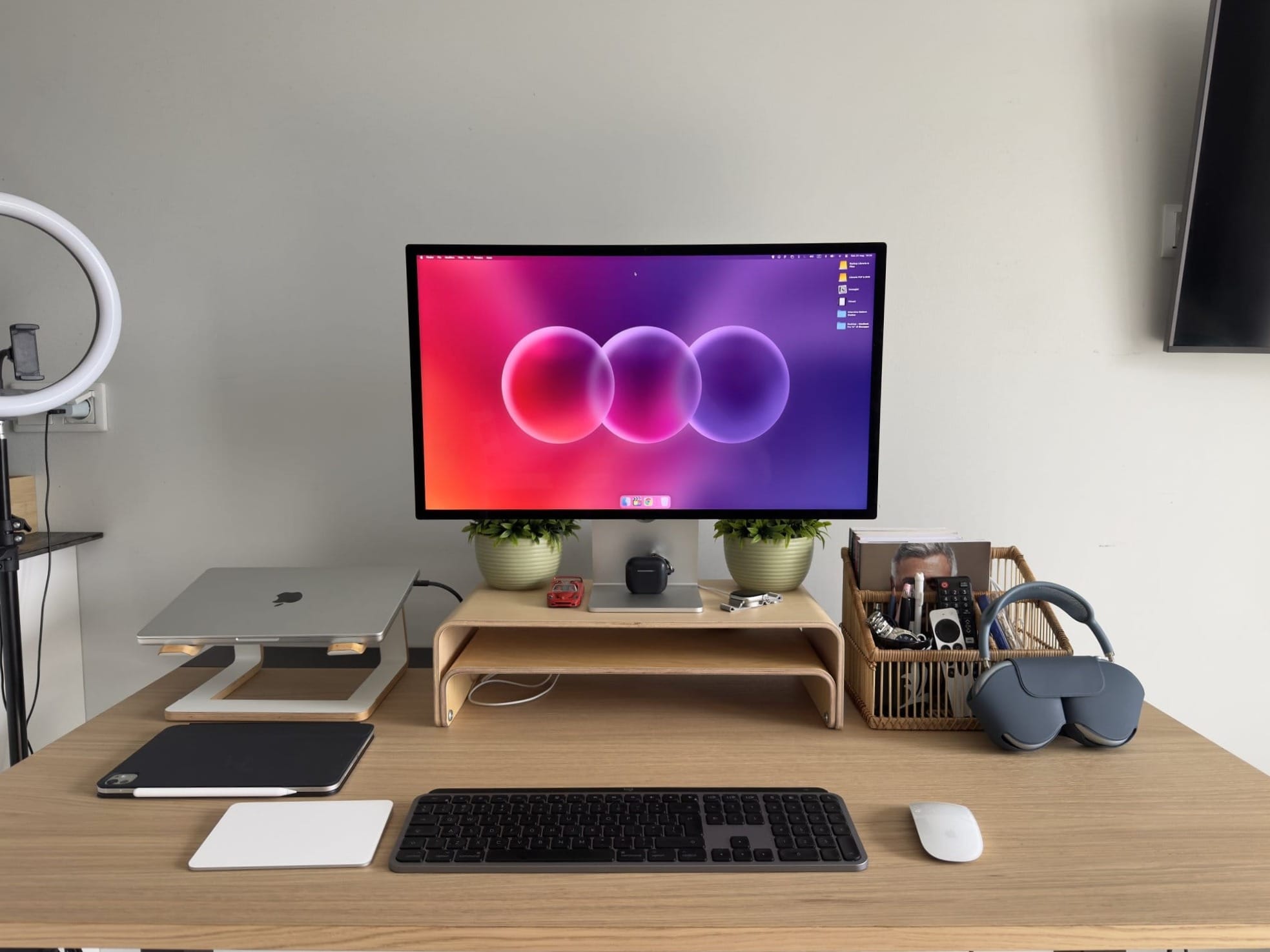 Clean and Productive Home Office in Warsaw, Poland