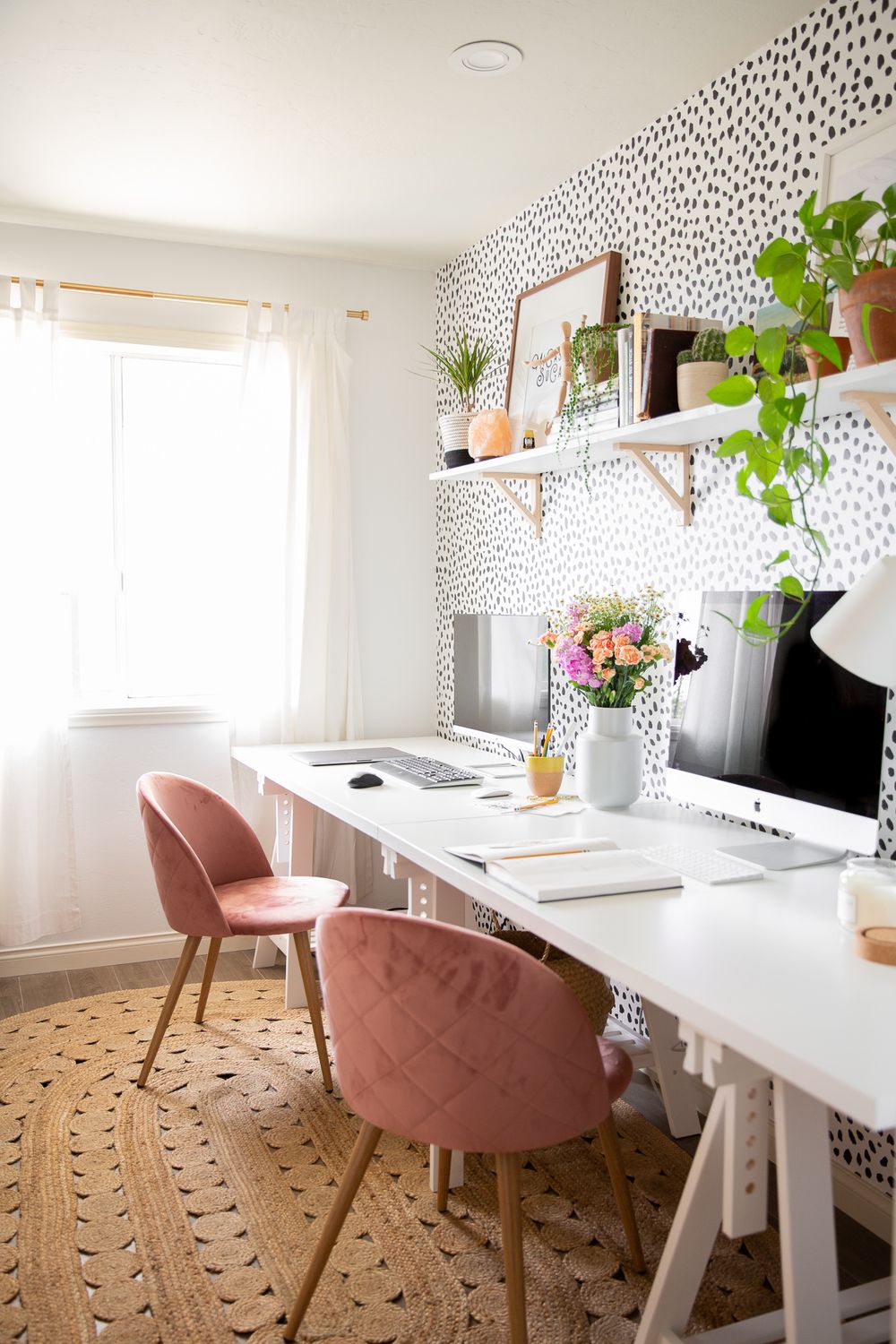 45+ Real Shared Home Office Setups (Both Smart and Stylish)