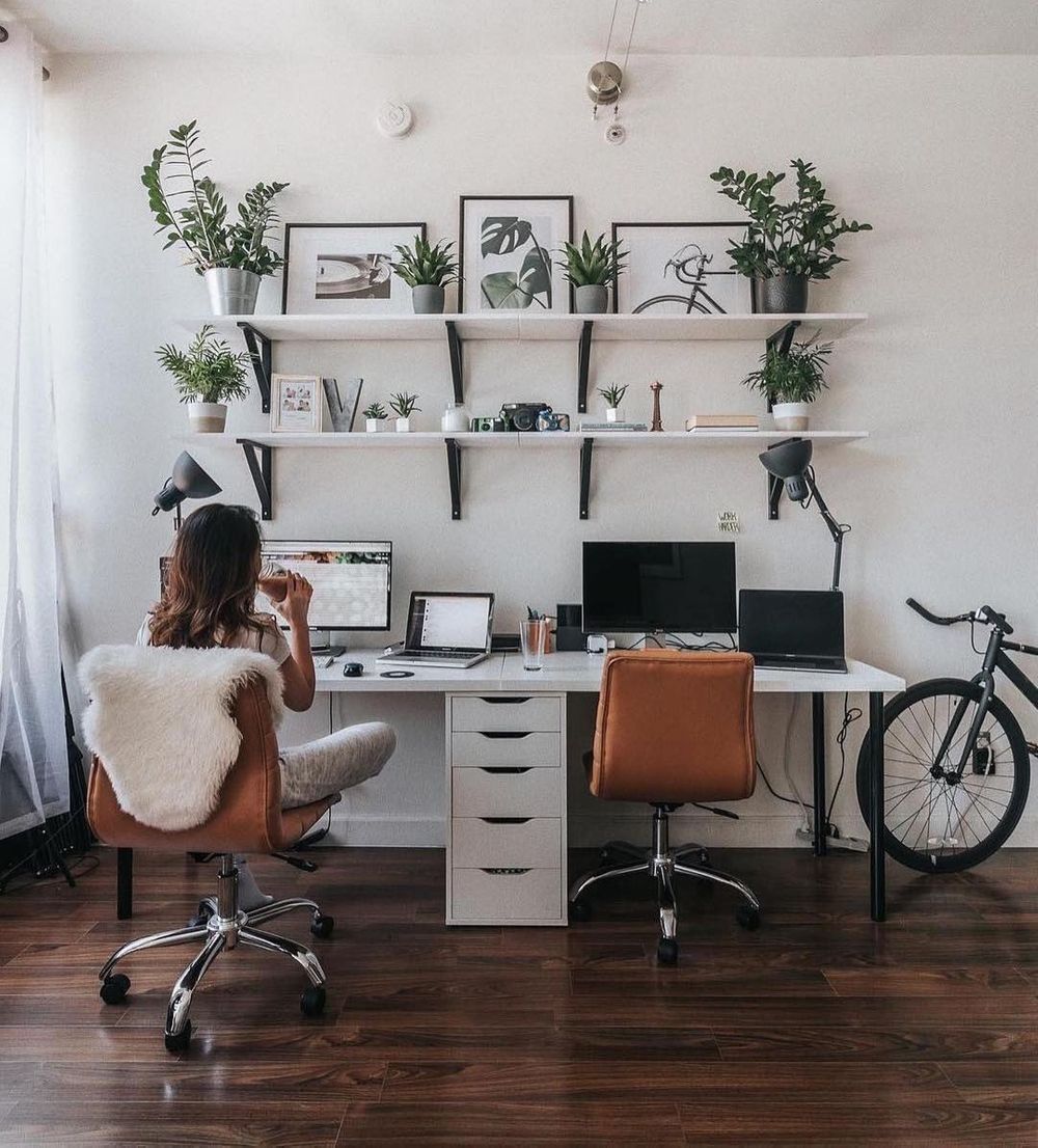 45+ Real Shared Home Office Setups (Both Smart and Stylish)