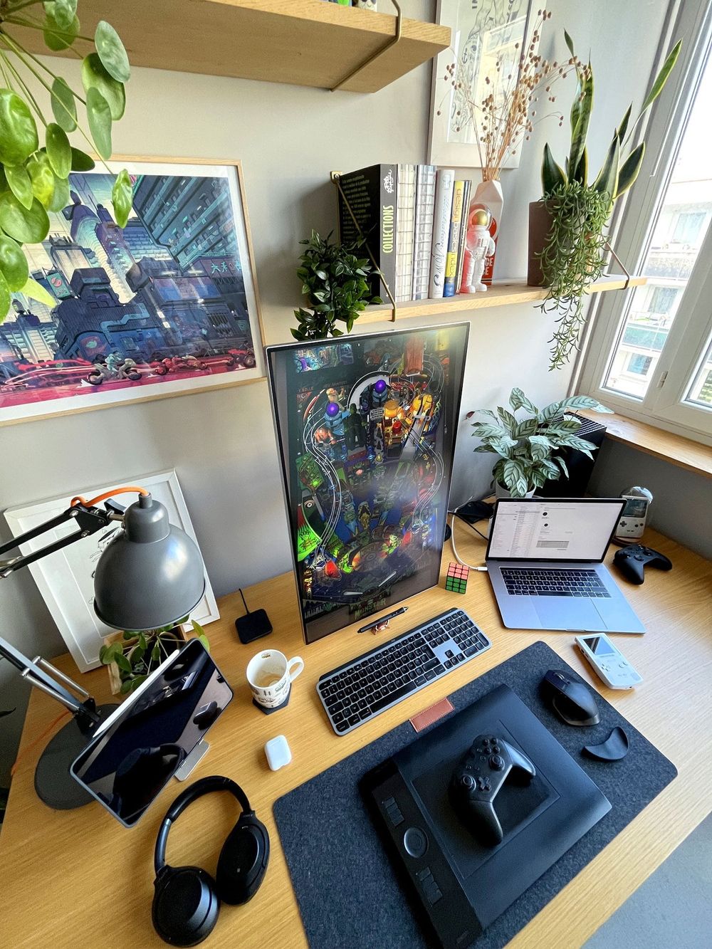 Graphic Designer WorkingFromHome Workspace