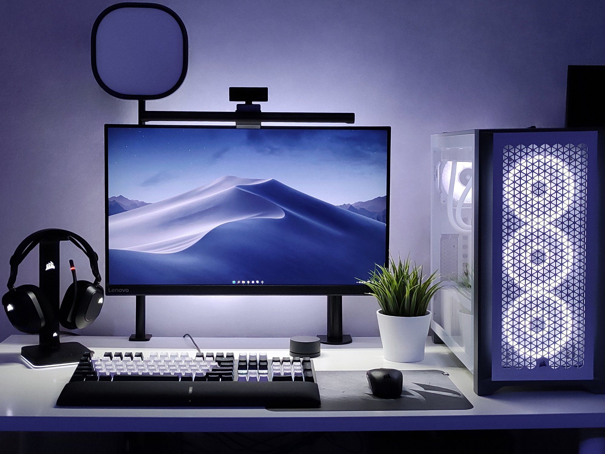 Monochrome Custom PC Desk Setup JB in the Philippines