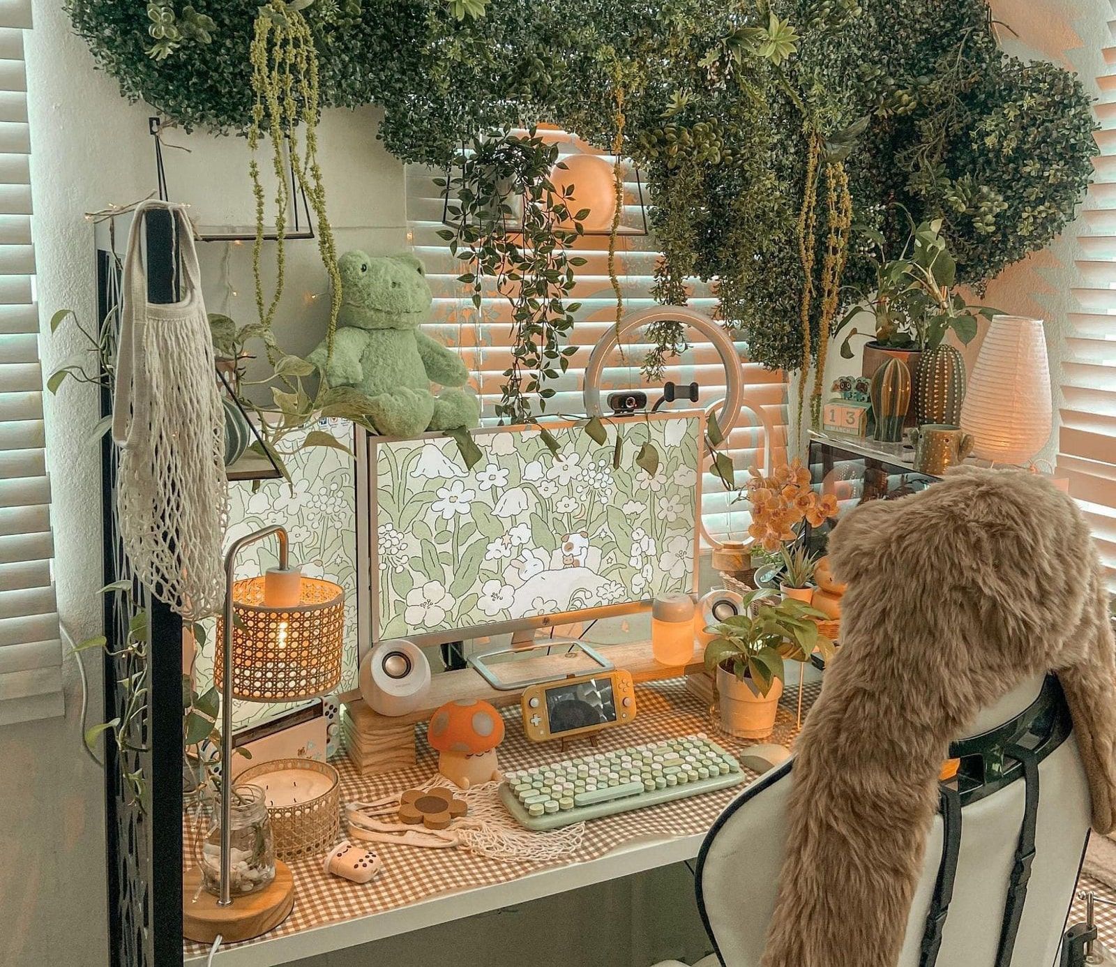 Alissa’s cosy, studio Ghibli-Inspired gaming setup in Puerto Rico, US