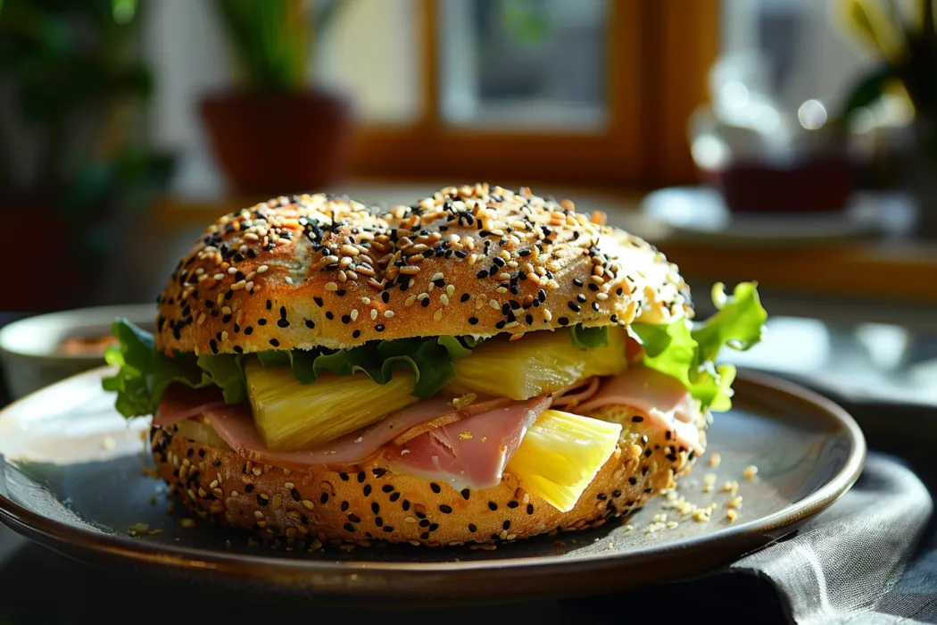 A Hawaiian roll in the kitchen