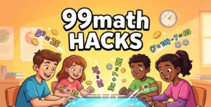 99math Hacks Every Student Should Know 99math hacks guide covering mental math shortcuts including multiply-by-9 and squaring numbers ending in 5, algebra techniques like FOIL and AC method, Pythagorean triplets for geometry, and study habits recommending 10-15 minute daily drills with multiplication tables up to 15x15.