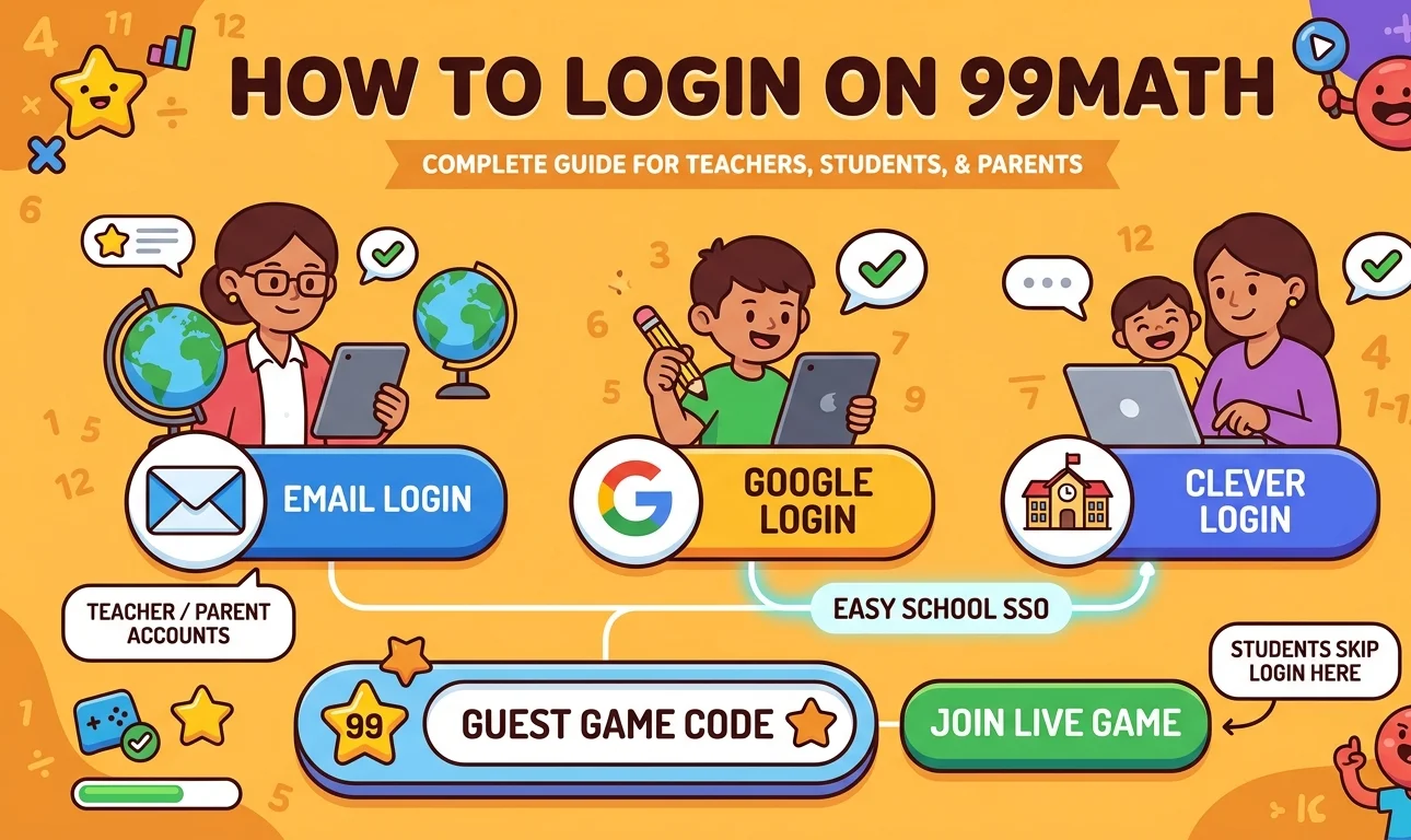 How To Login On 99math?