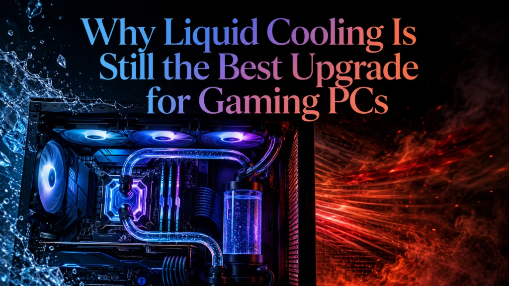 Selecting a cooling solution defines the performance ceiling of any high-end gaming setup. Choosing liquid cooling remains a top priority for players who demand peak frame rates without thermal throttling. This solution moves heat away from the processor faster than traditional metal fins. Superior Thermal Conductivity and Overclocking Potential Water manages heat energy more efficiently than air. This allows liquid loops to act as a thermal buffer, effortlessly absorbing heat spikes during intense gaming moments or complex physics rendering. A liquid system manages the thermal output of high-wattage processors by utilizing: Copper cold plates with micro-fins to increase surface area. High-density radiators that dissipate heat across a wide metal grid. Low-conductivity fluids that prevent corrosion within the loop. High-pressure pumps that maintain a constant flow rate through the block. Consistent thermal management allows the CPU to stay in its boost frequency range for longer periods. This prevents the sudden frame drops that occur when a processor hits its thermal limit and reduces its speed to cool down. Acoustic Comfort and Fan Efficiency Noise levels dictate how enjoyable a gaming session feels. Air coolers use fans that must spin at high revolutions per minute to push air through thick stacks of metal. Liquid cooling solves this by distributing the heat to a larger surface area on the radiator, which allows for: Larger 120mm or 140mm fans that move more air at lower speeds. Advanced software integration that synchronizes pump speeds and fan curves based on real-time coolant temperature. High-quality pump bearings that eliminate mechanical grinding sounds. Increased total radiator surface area that maximizes cooling efficiency, allowing for effective heat dissipation even at lower fan speeds. Builds from shops like Hyper Cyber utilize these silent configurations to provide a premium user experience. A quiet system permits gamers to hear subtle audio cues in competitive matches without the distraction of a loud cooling fan. Physical Clearance and Motherboard Protection Massive air coolers put physical strain on the motherboard PCB due to their weight. They often block access to memory slots, making upgrades difficult. Switching to a liquid block changes the internal layout by providing: Complete clearance for high-profile RGB memory sticks. Unobstructed access to the primary M.2 NVMe SSD slots. Improved access to the voltage regulator modules, allowing case airflow to reach them without being obstructed by a massive heatsink. Reduced mechanical stress on the CPU socket area during shipping or movement. Removing a bulky air tower allows for better air circulation throughout the entire chassis. This secondary benefit keeps other parts, like the graphics card and power supply, at lower operating temperatures. Long-term Hardware Health and Reliability Silicon degradation accelerates when chips run at high temperatures for years. Maintaining a stable, cool environment helps preserve the delicate circuits inside a processor. Current liquid cooling units provide long-term reliability through: Reinforced braided tubing that prevents evaporation and leaks. Pre-filled closed loops that require zero maintenance for several years. Integrated software that monitors pump health and flow rates. Specialized coatings on the internal fins to prevent mineral buildup. Stable temperatures contribute to a predictable performance profile over the lifespan of the computer. Using quality cooling components is a smart investment for anyone who wants to protect their expensive hardware from heat-related wear. Aesthetic Appeal and System Customization Visual presentation is a significant part of the PC gaming culture. A liquid-cooled build offers a clean, professional appearance that is hard to achieve with large metal blocks. The visual benefits include: Addressable RGB lighting integrated directly into the pump housing. Clear views of the motherboard design through the side panel. Custom tube routing that creates a unique and high-tech look. Why Liquid Cooling Is Still the Best Upgrade for Gaming PCs