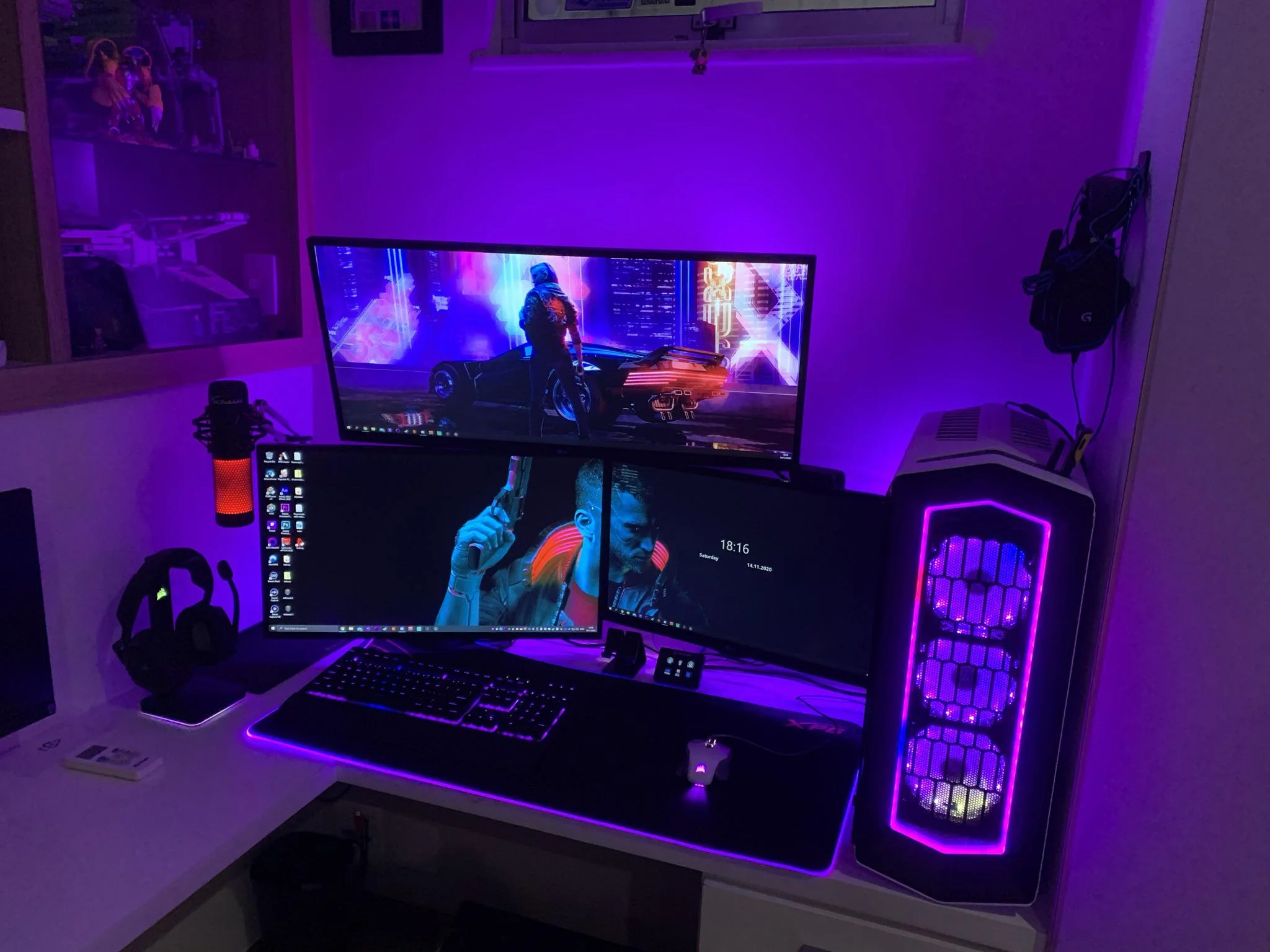 The Canadian After-Work Gaming Setup One Desk for Work, Streaming and Late-Night Play