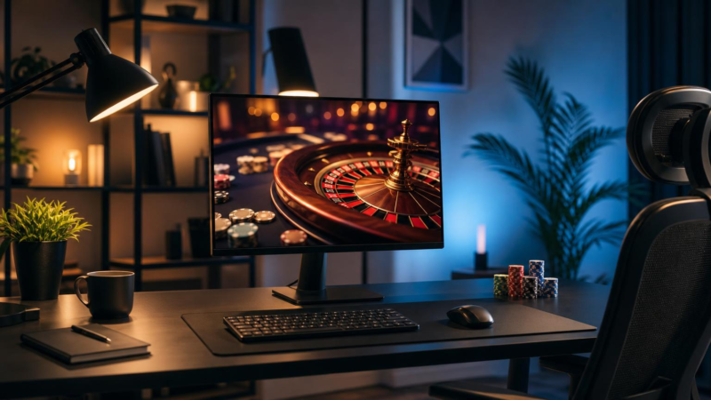 Home Office Gaming Setup